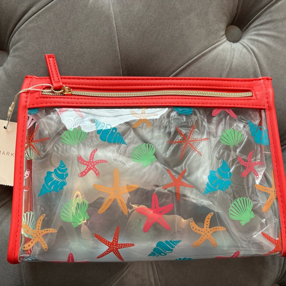 Primark Starfish Cosmetic Bag with Marine Pattern